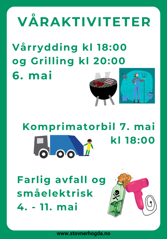 Våraktiviteter i borettslaget